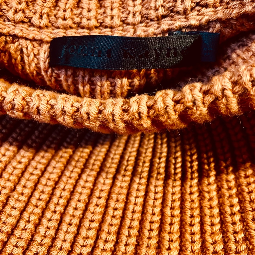 Jenni Kayne Textured Tan Crew Neck Sweater - Picture 6 of 13